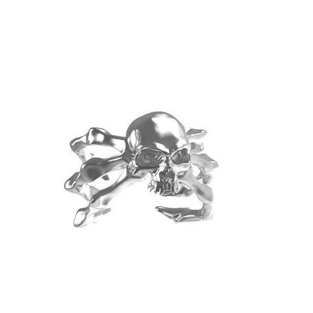 Skull Head Ring (six claws)