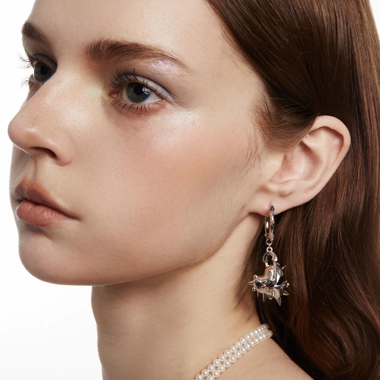 Spiked Heard Earings