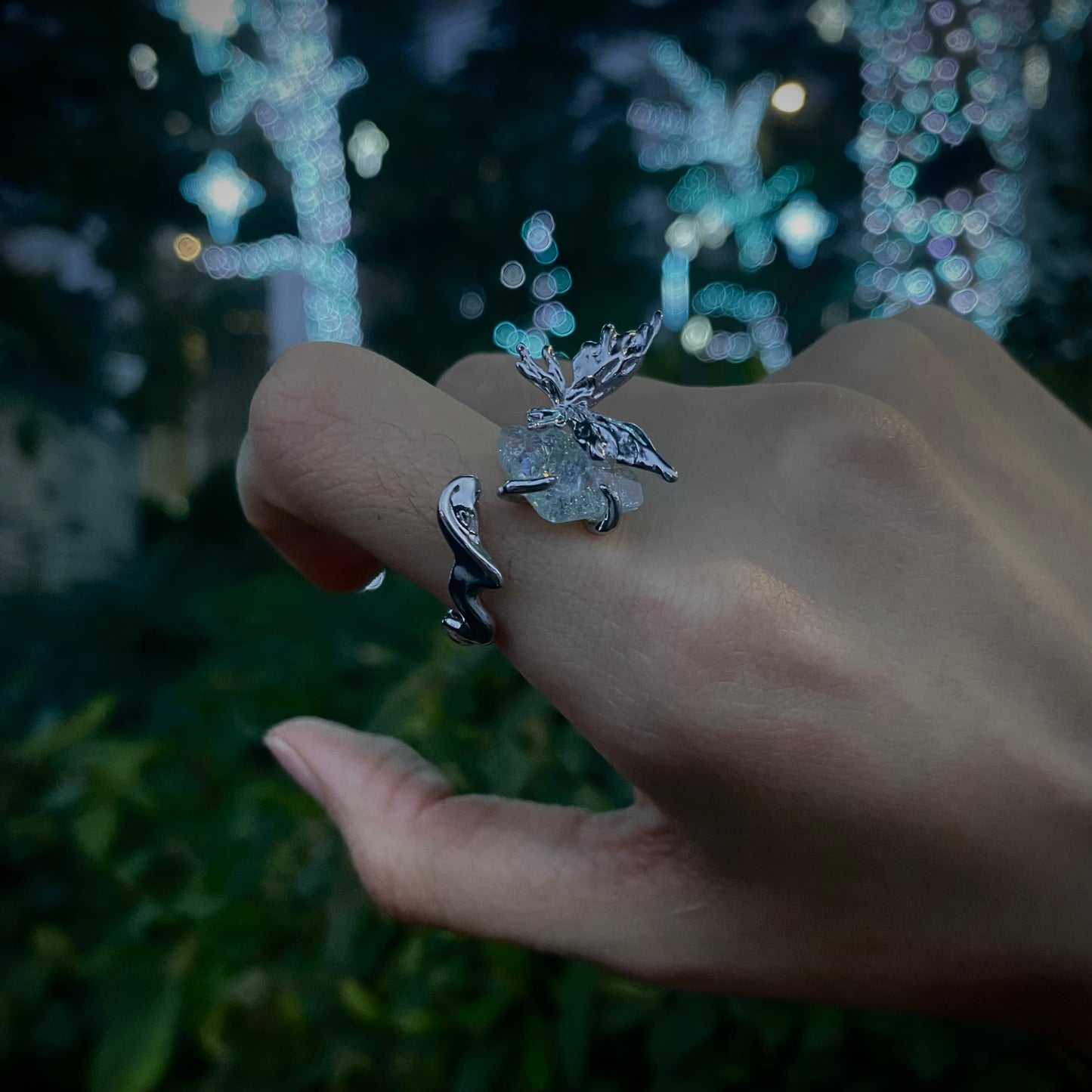 Ice Butterfly Ring