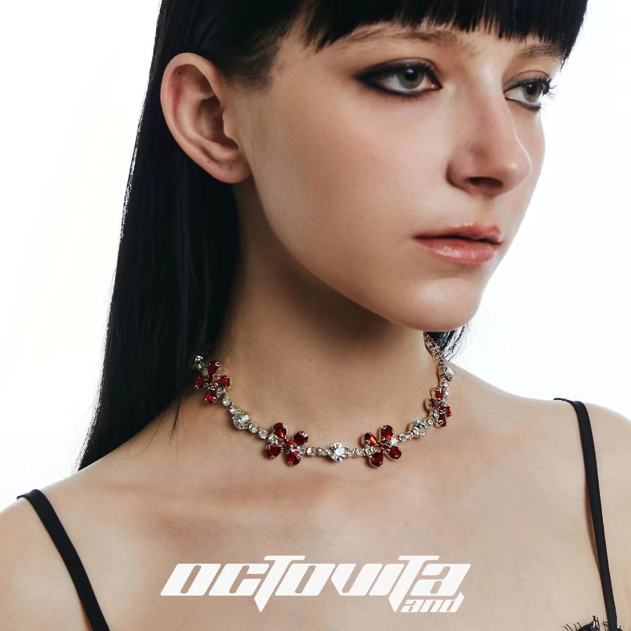 Translucent Thorn Rose Choker