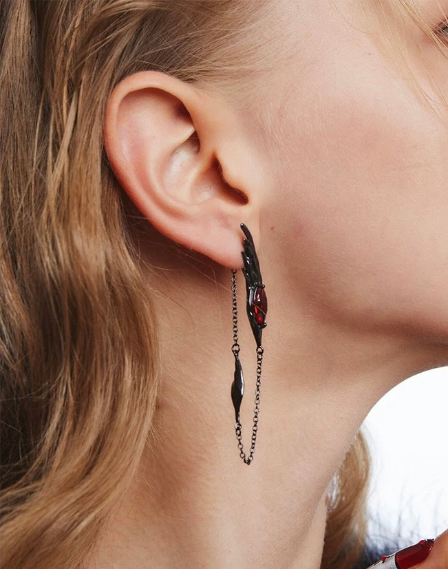 Raven Wing Earrings