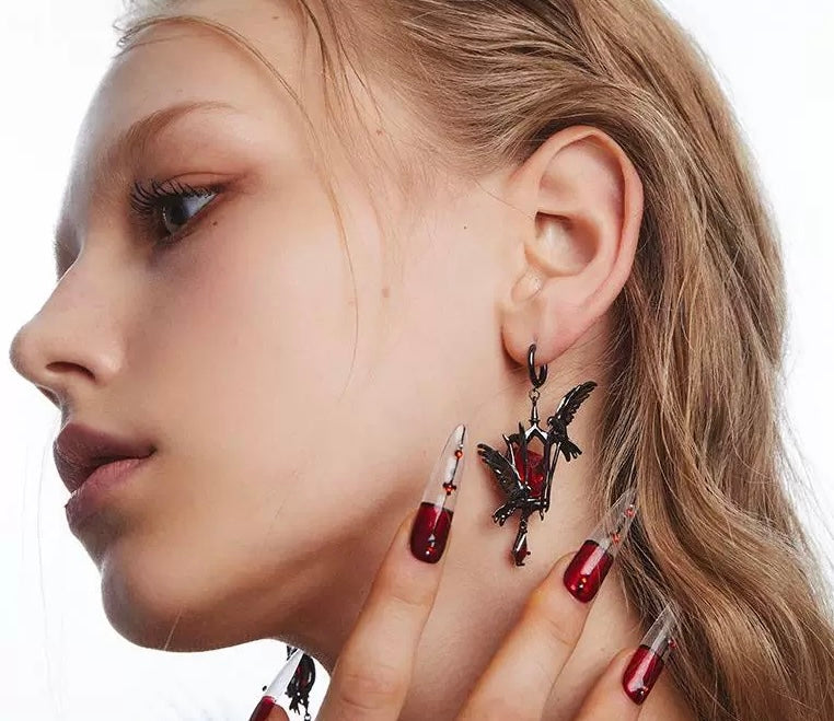 Raven Cage Earrings