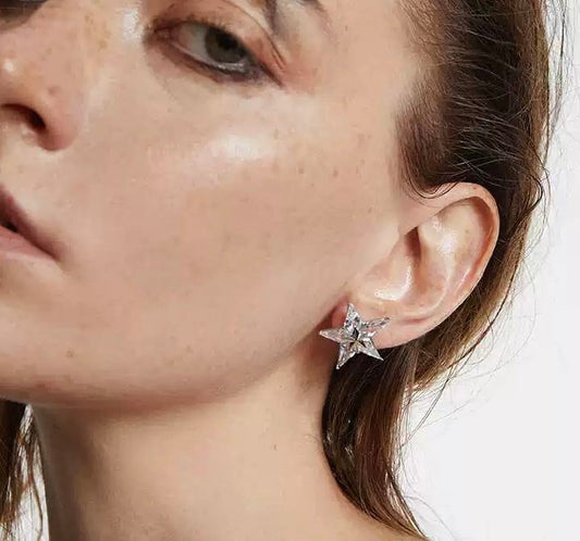 Bright Galactic little Star stud Earring