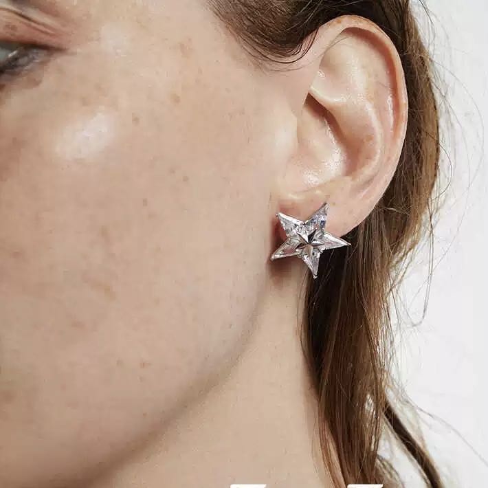 Bright Galactic little Star stud Earring