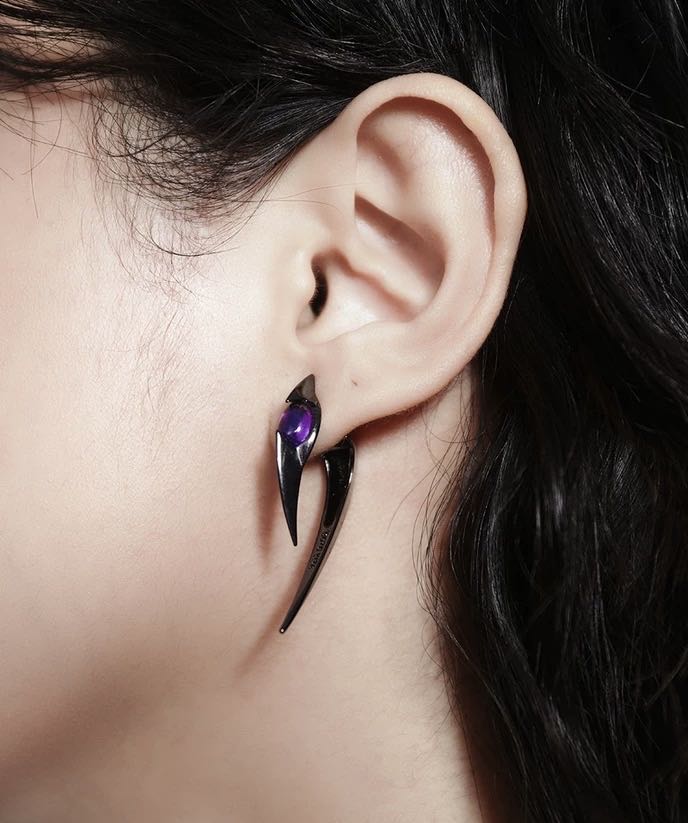 Sharp Cosmic Scorpion Earrings