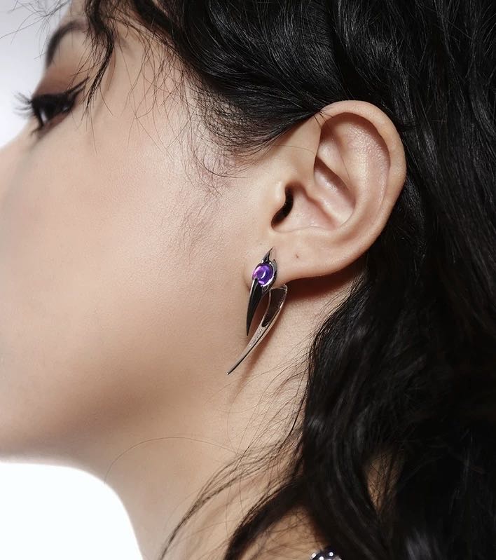 Sharp Cosmic Scorpion Earrings