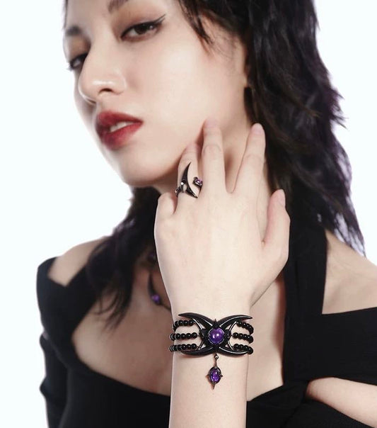 Black Cosmic Scorpion Bracelet