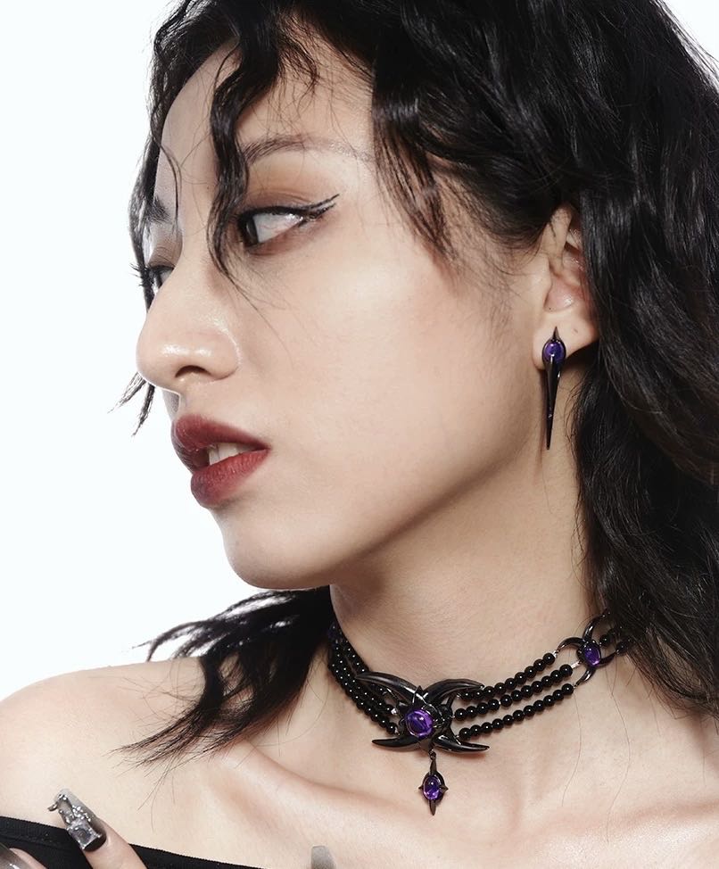 Black Cosmic Scorpion Choker