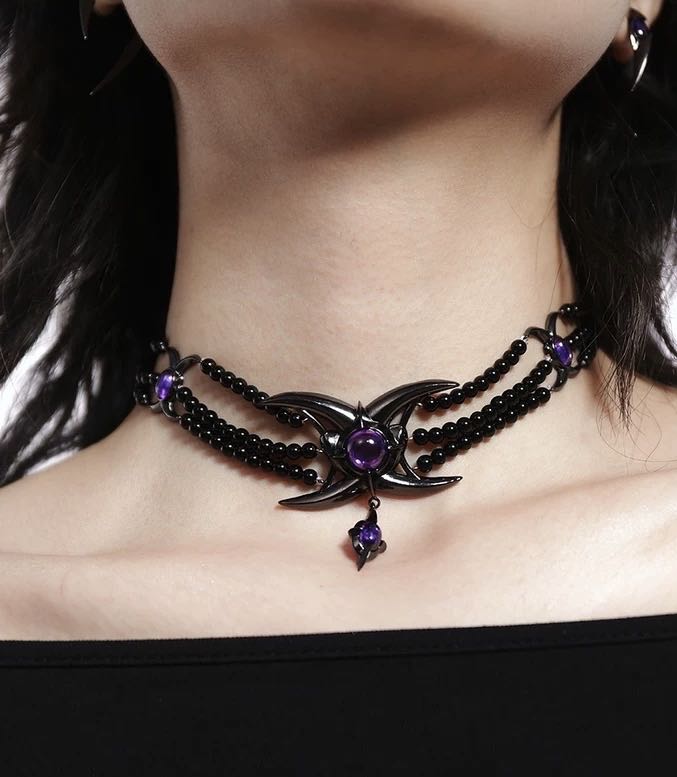 Black Cosmic Scorpion Choker