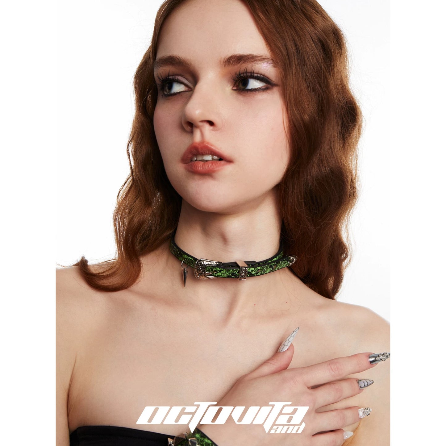 Green Spirit Snake Choker