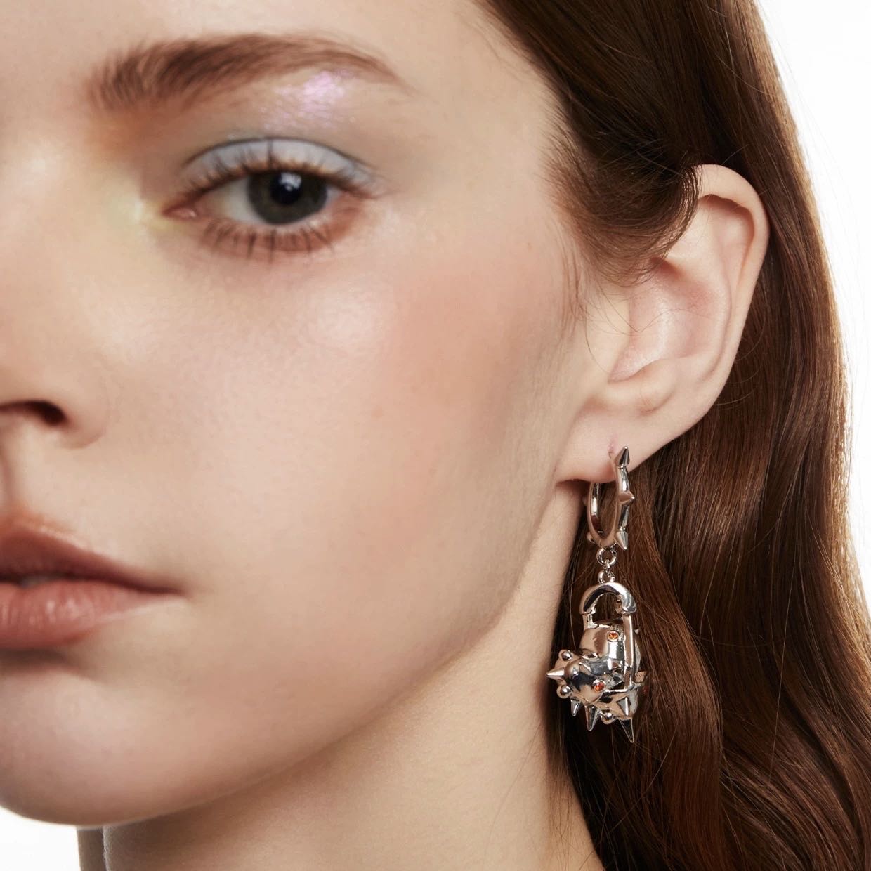Spiked Heard Earings