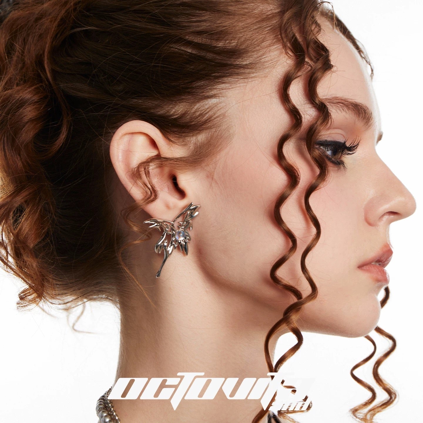 Leaping Butterfly Earring