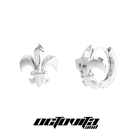 Cross Iris Earrings