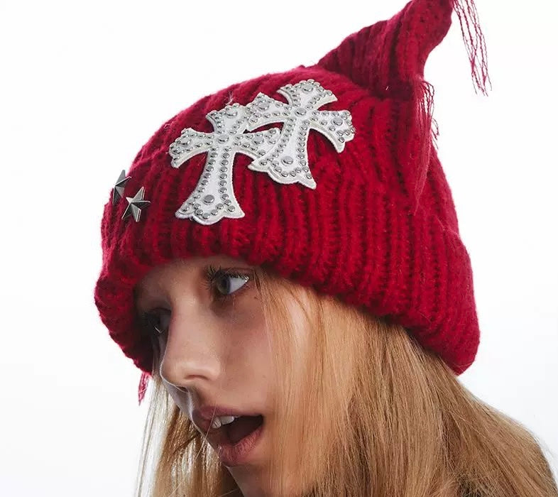 Knitted Cat's Ears  Hat