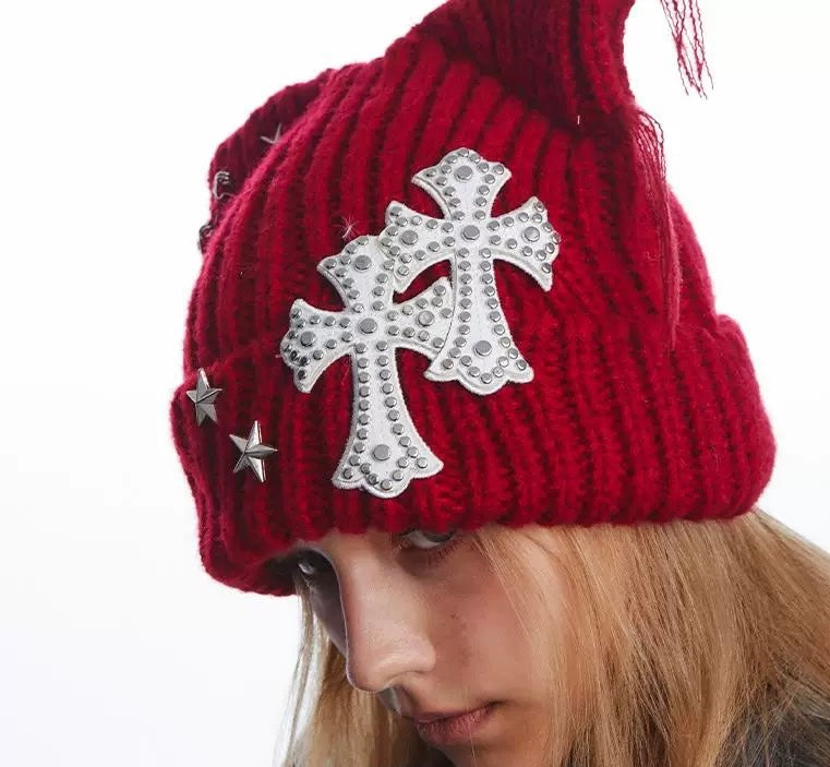 Knitted Cat's Ears  Hat