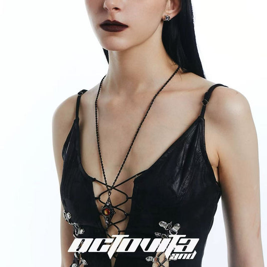 Black Demon Eye Necklace